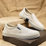 Oddychające Buty Slip-On z Płótna