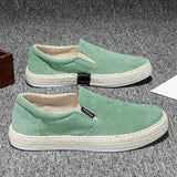 Eleganckie Płócienne Buty Slip-On