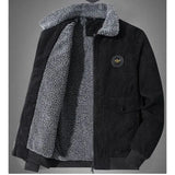 Elegancka Kurtka Sztruksowa z Fleece
