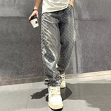 Jeansy z denimu Jacquard