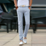 Slim Fit Linnedbukser