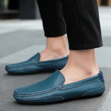 Vintage Skórzane Loafers