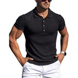 Elegancka Pasiasta Koszula Polo