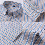 Męska Elegancka Koszula Oxford