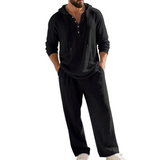 Zalecta - Zestaw Loungewear z Lnu