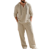 Zalecta - Zestaw Loungewear z Lnu