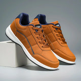 Stylowe Skórzane Sneakersy