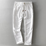 Ibiza Casual Lnianie Spodnie