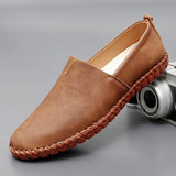 Santorini Skórzane Loafers