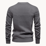 Burkhard Stylowy sweter męski w kratkę
