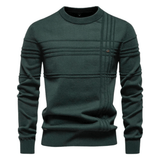 Burkhard Stylowy sweter męski w kratkę