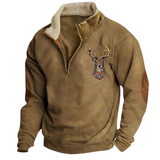 Sweter Silvio Vintage z zamkiem