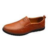 Eleganckie Skórzane Loafers