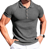 Elegancka Pasiasta Koszula Polo