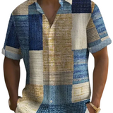 Elegancka Koszula Patchwork