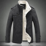 Elegancki Fleece Płaszcz