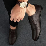 Eleganckie Skórzane Buty Wizytowe