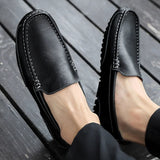 Vintage Skórzane Loafers