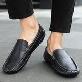 Vintage Skórzane Loafers