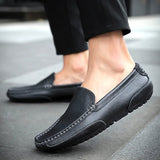 Vintage Skórzane Loafers