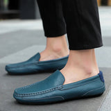 Vintage Skórzane Loafers