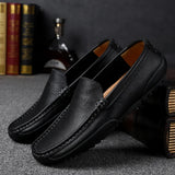 Vintage Skórzane Loafers
