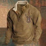 Sweter Silvio Vintage z zamkiem