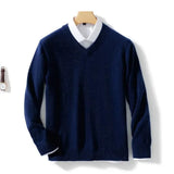 Elegancki Sweter z V-Krójem