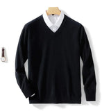 Elegancki Sweter z V-Krójem