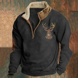 Sweter Silvio Vintage z zamkiem