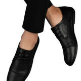 Eleganckie Skórzane Buty Wizytowe