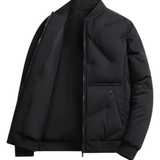 Elegancka Bomulds Baseballjakke