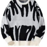 Elegancki Sweter w Wzory